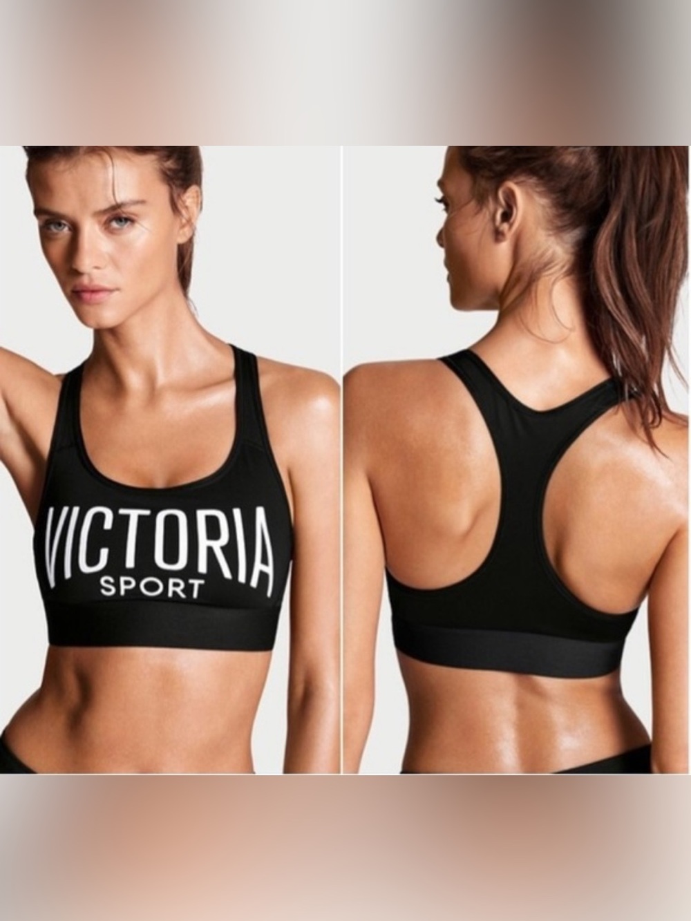 Victoria Sport Black Racerback Sports Bra